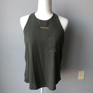 F21 Olive green top size small